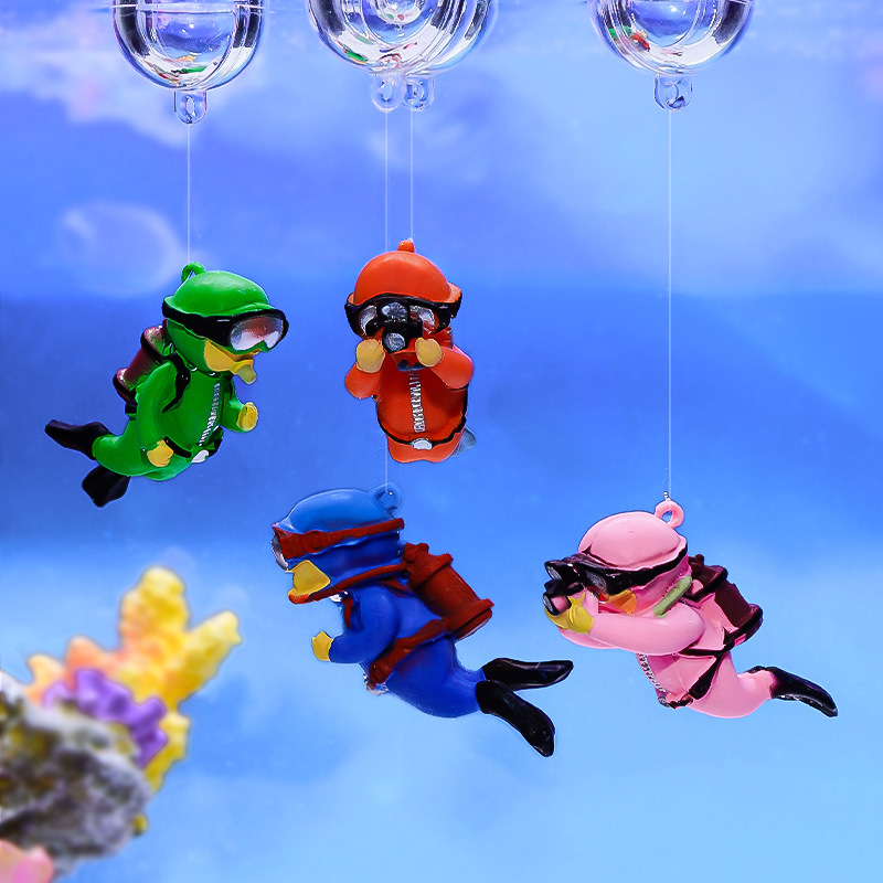 Aquarium Fish Games - Aquarium duiker ornamenten landschap decoratie aquarium
