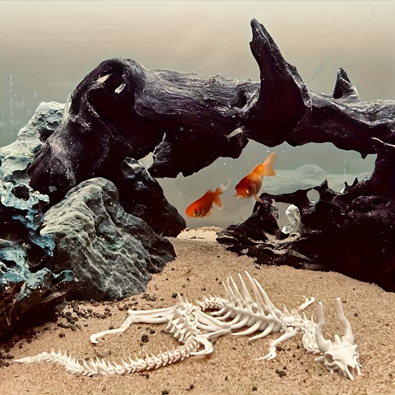Aquarium Fish Games - 1 stuk drakenvormige visgraatdecoratie aquarium drakenbot