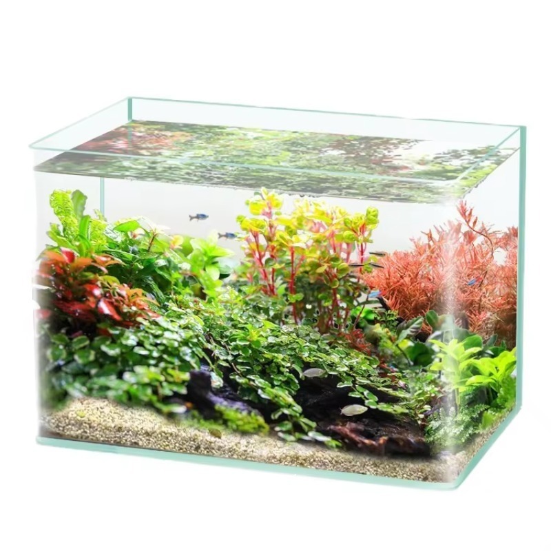 Aquarium Fish Glass - Box Verpakking Desktop Aquarium Ultra Wit