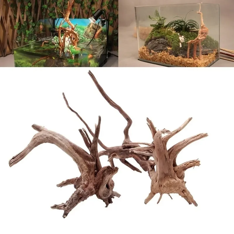 Aquarium Fish Games - Natuurlijke Boomstam Drijfhout Aquarium Aquarium Reptiel