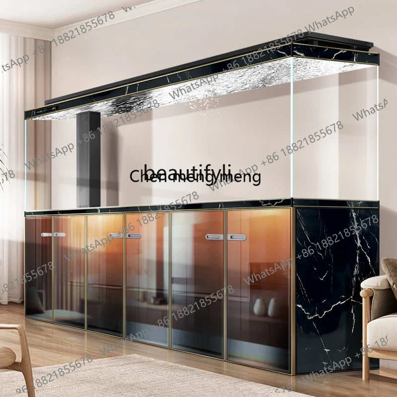 Aquarium Fish Glass - A182 Luxe woonkamer aquarium met geïntegreerde