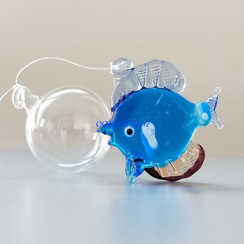 Aquarium Fish Glass - 367a 6pcs kleurrijk glas drijvende decoratie
