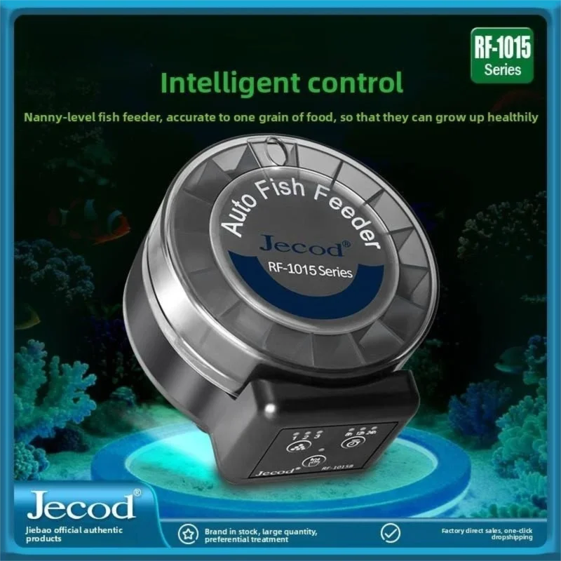 Aquarium Fish Feeder - Jebao Nieuwe Automatische Visvoederautomaat RF-1015 met