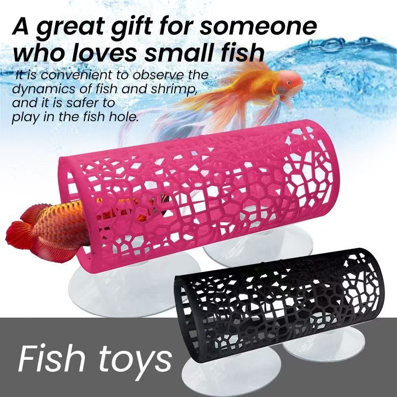 Aquarium Fish Feeder - Aquarium Vis Tunnel Speelgoed Betta Vis