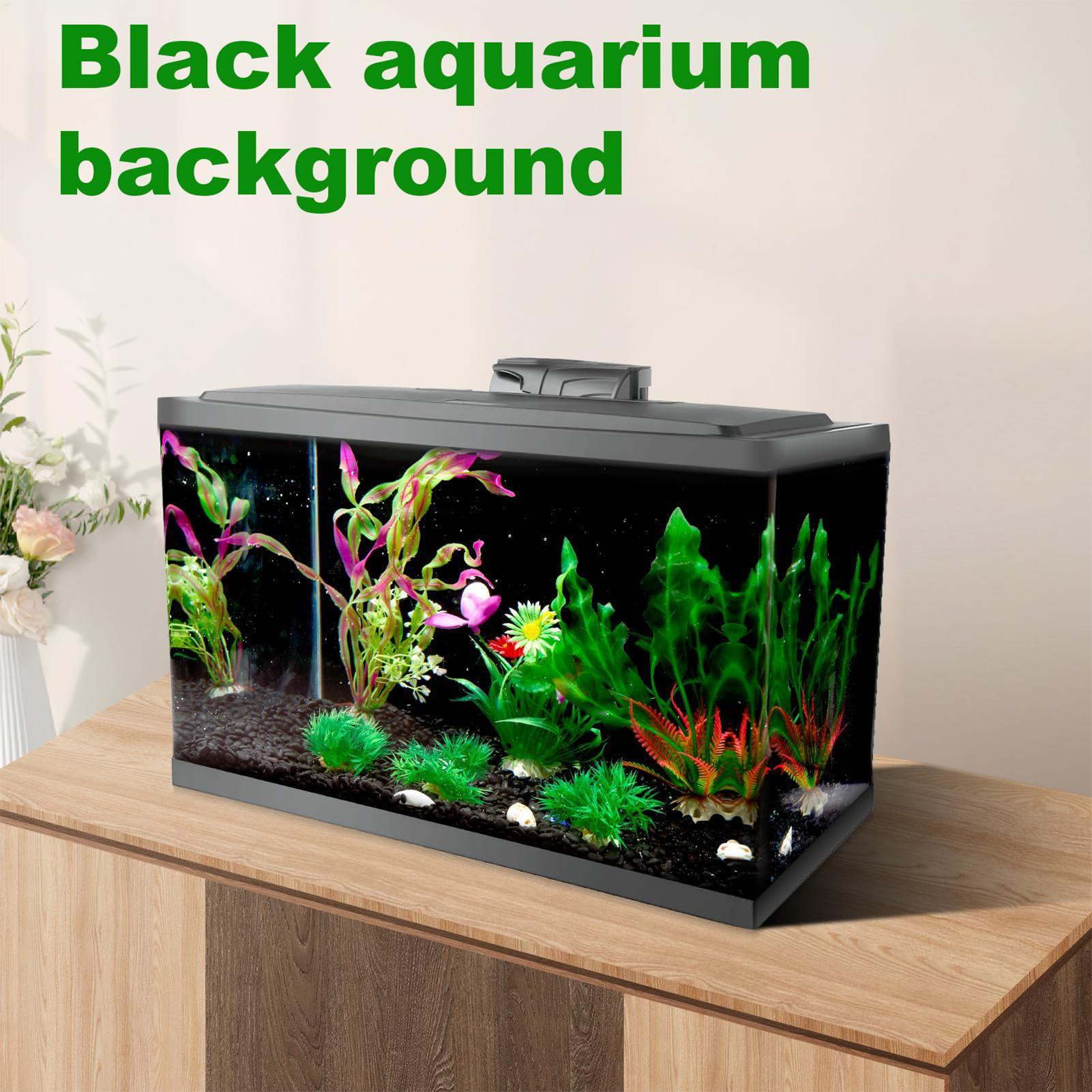 Aquarium Fish Wallpaper - Achtergrond voor aquarium Statisch klevende zwarte