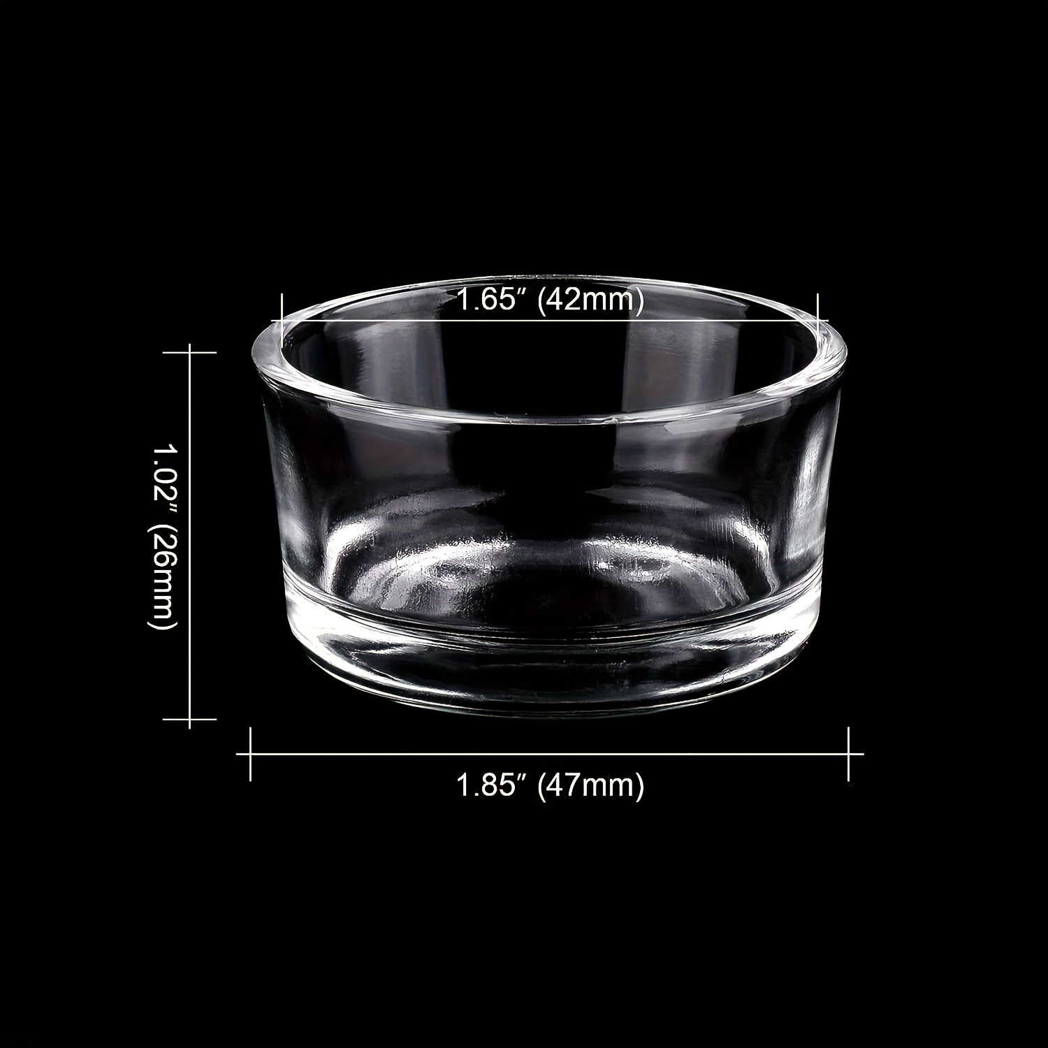 Aquarium Fish Feeder - Glazen aquarium mini-formaat garnalenvoederbak aquarium viskom