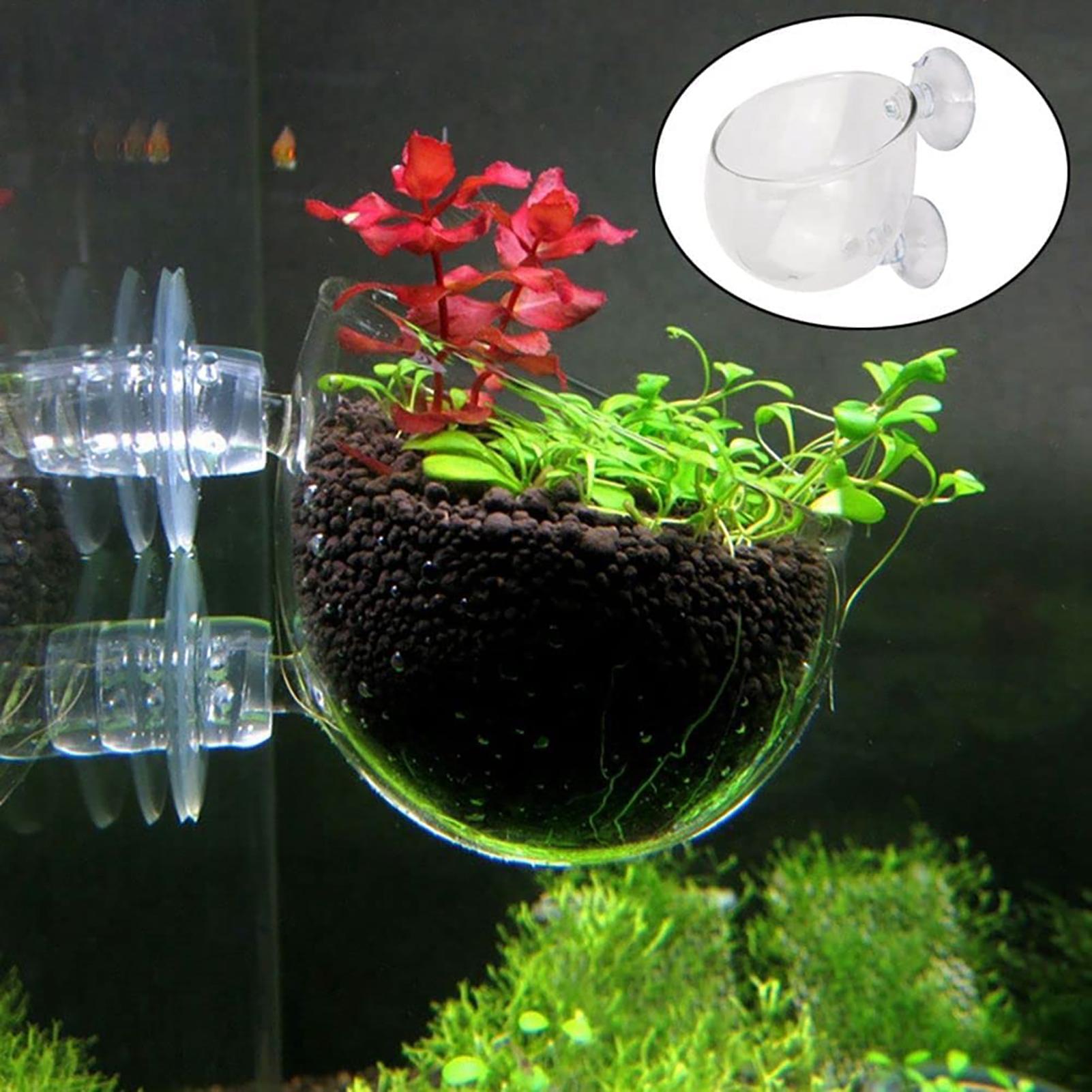 Aquarium Fish Pot - Aquatische plantenpot Helder acryl aquariumplanter met