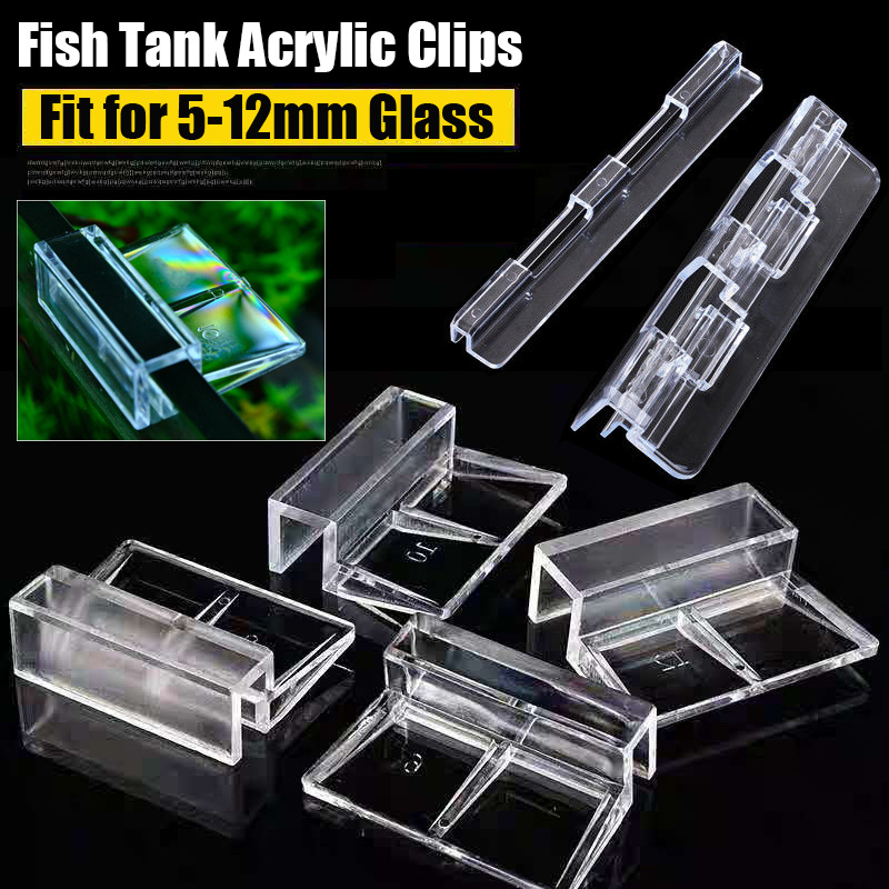 Aquarium Fish Glass - Nieuwste 5/6/8/10/12mm Acryl Clips Glazen Cover