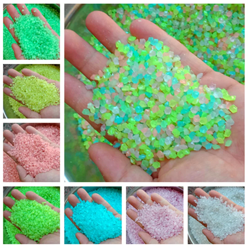 Aquarium Fish That Glow In The Dark - 2000 stuks 3-5mm Lichtgevende Zandstenen Glow-in-the-dark