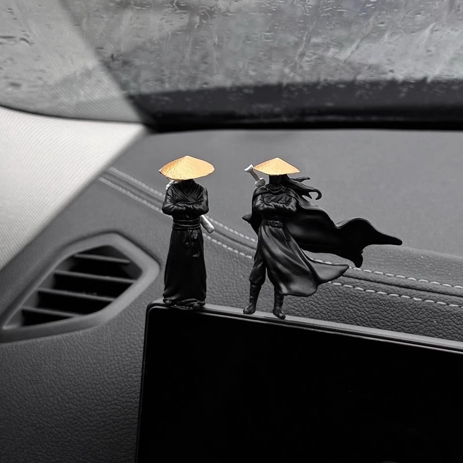 Aquarium Fish Accessories - Auto-interieur Accessoires Pop Miniatuur Jianghu Ridder