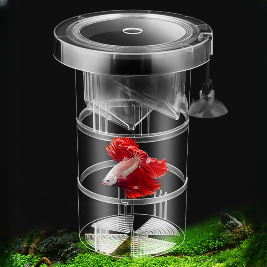 Aquarium Fish Feeder - Acryl Drijvende Vis Fokken Isolatie Box