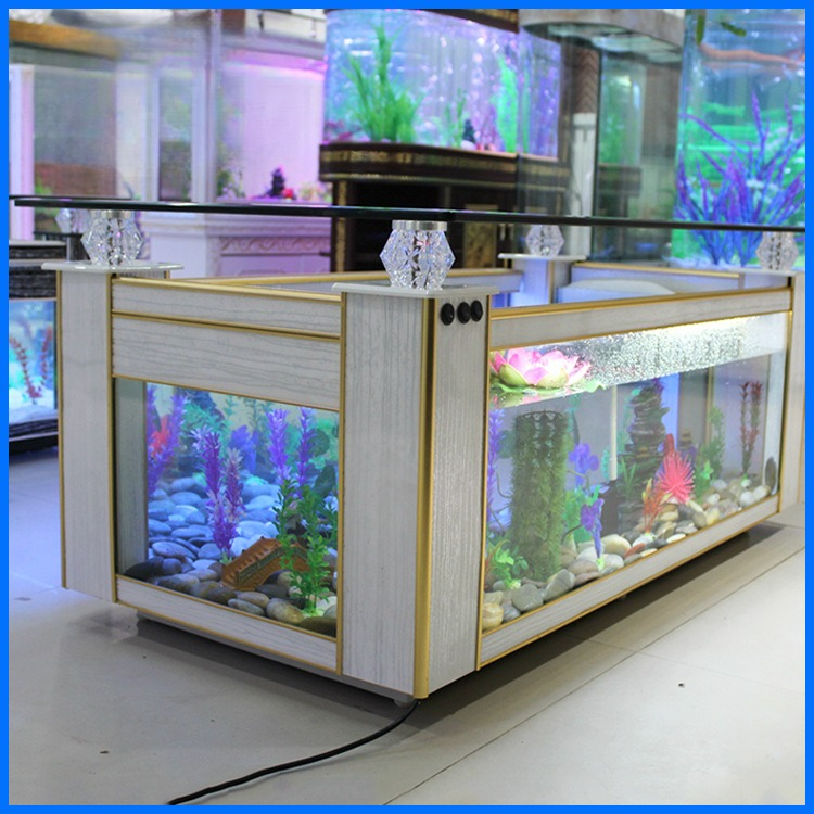 Aquarium Fish Glass - Bank salontafel ecologisch aquarium aquarium woonkamer