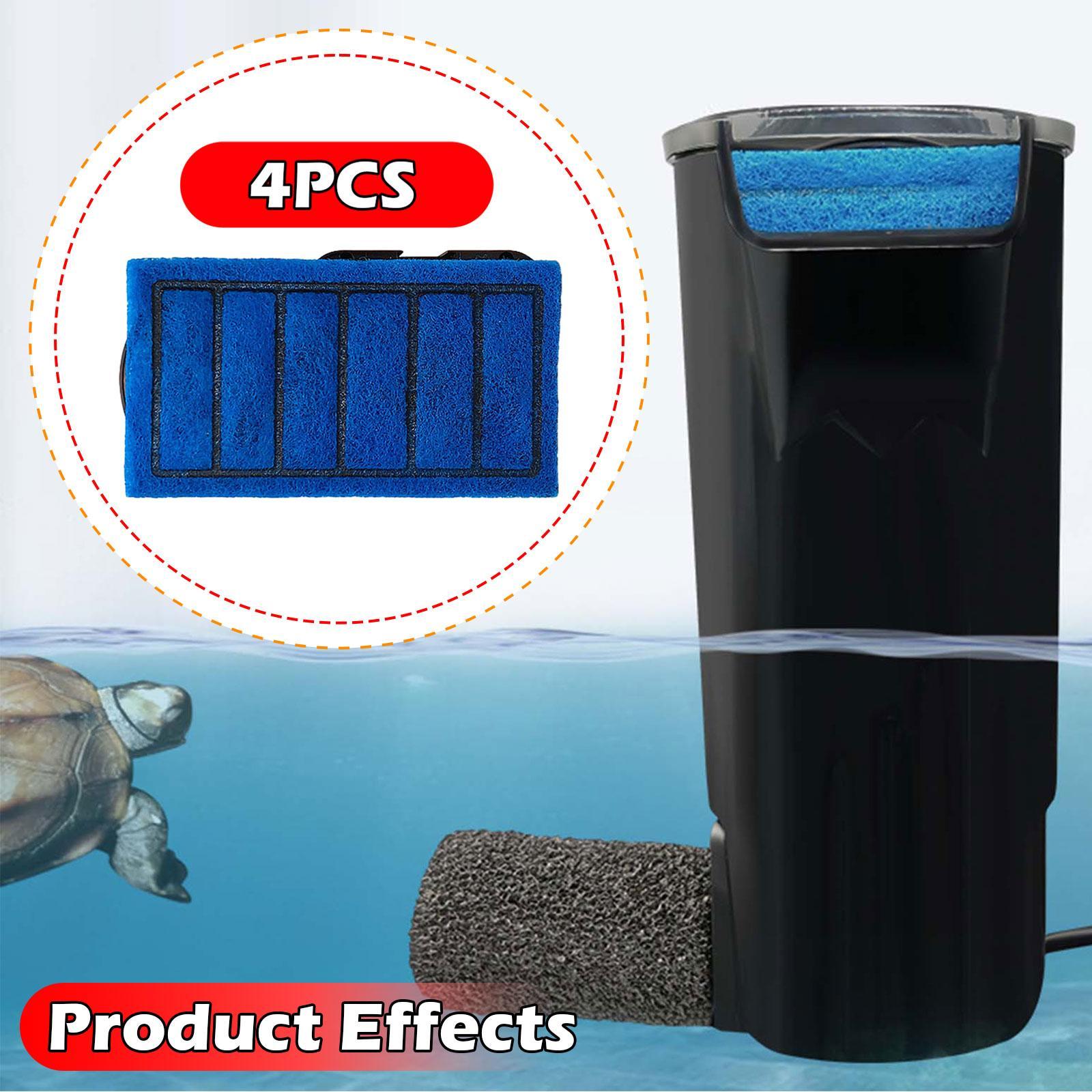 Aquarium Fish Accessories - 4 stuks tankfilterpatronen Eenvoudig te installeren