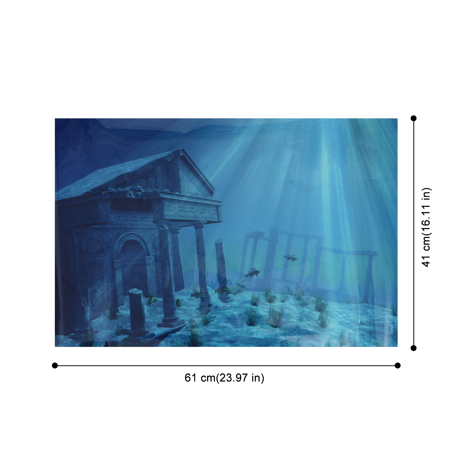 Behang Aquarium Poster Achterg - Aquarium Fish Wallpaper recensie en prijs