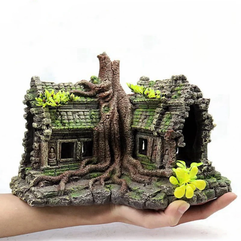 Harsen Boomhut Houten Aquarium - Aquarium Fish Games recensie en prijs