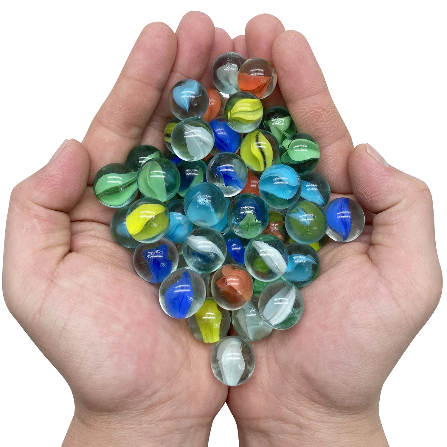 10/50PCS 25/14mm Kleurrijke Gl - Aquarium Fish Games recensie en prijs
