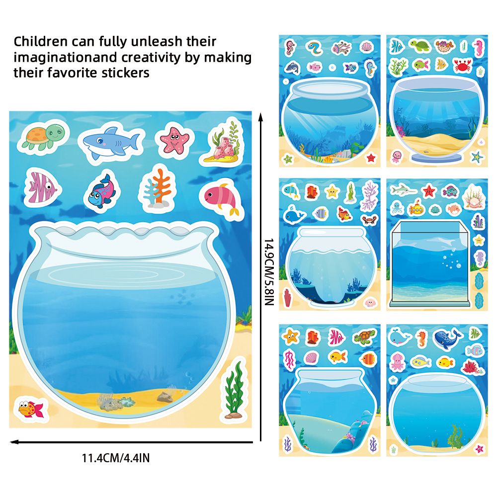 8/16 Vellen Creatieve Aquarium - Aquarium Fish Games recensie en prijs