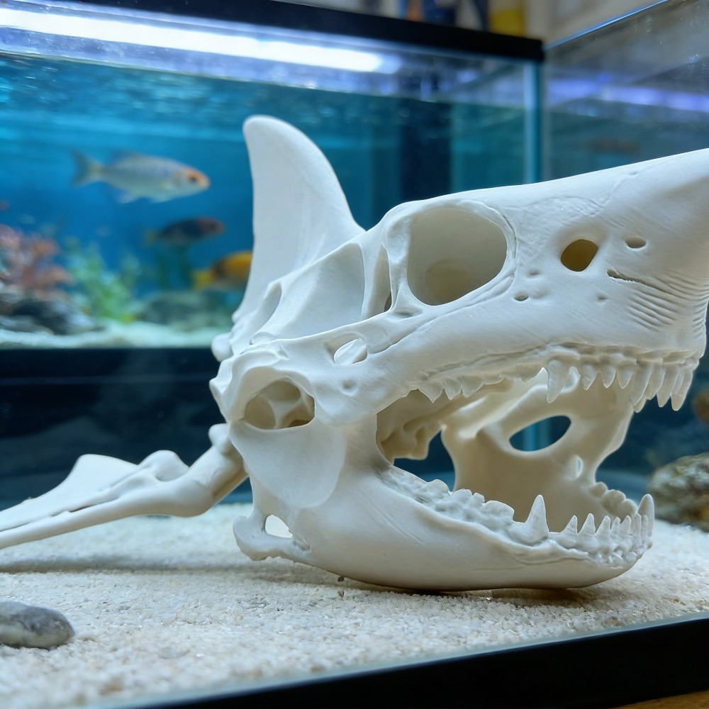 3D-printen Haaienschedel Skele - Aquarium Fish Games recensie en prijs