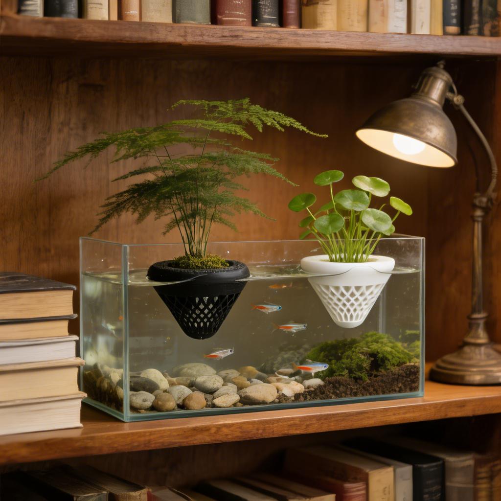 2 stuks drijvende aquariumplan - Aquarium Fish Pot recensie en prijs