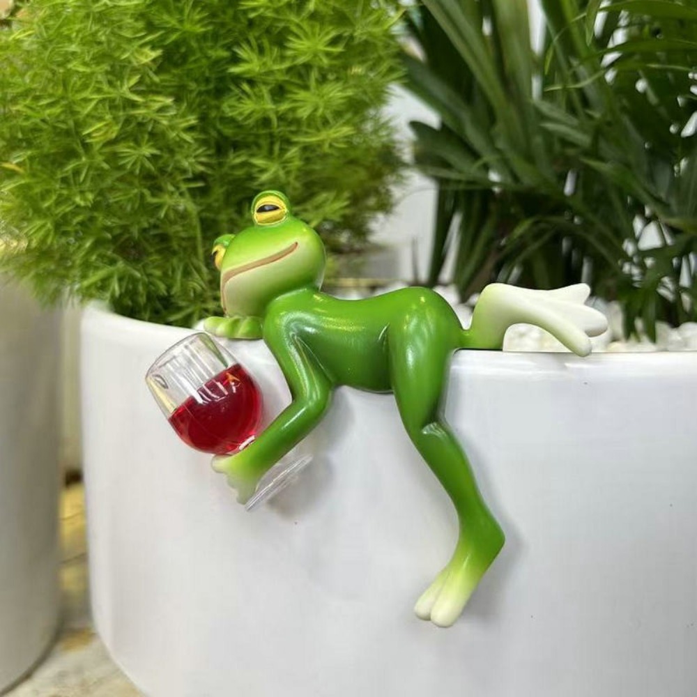 Hangende bloempot rand kikker  - Aquarium Fish Glass recensie en prijs