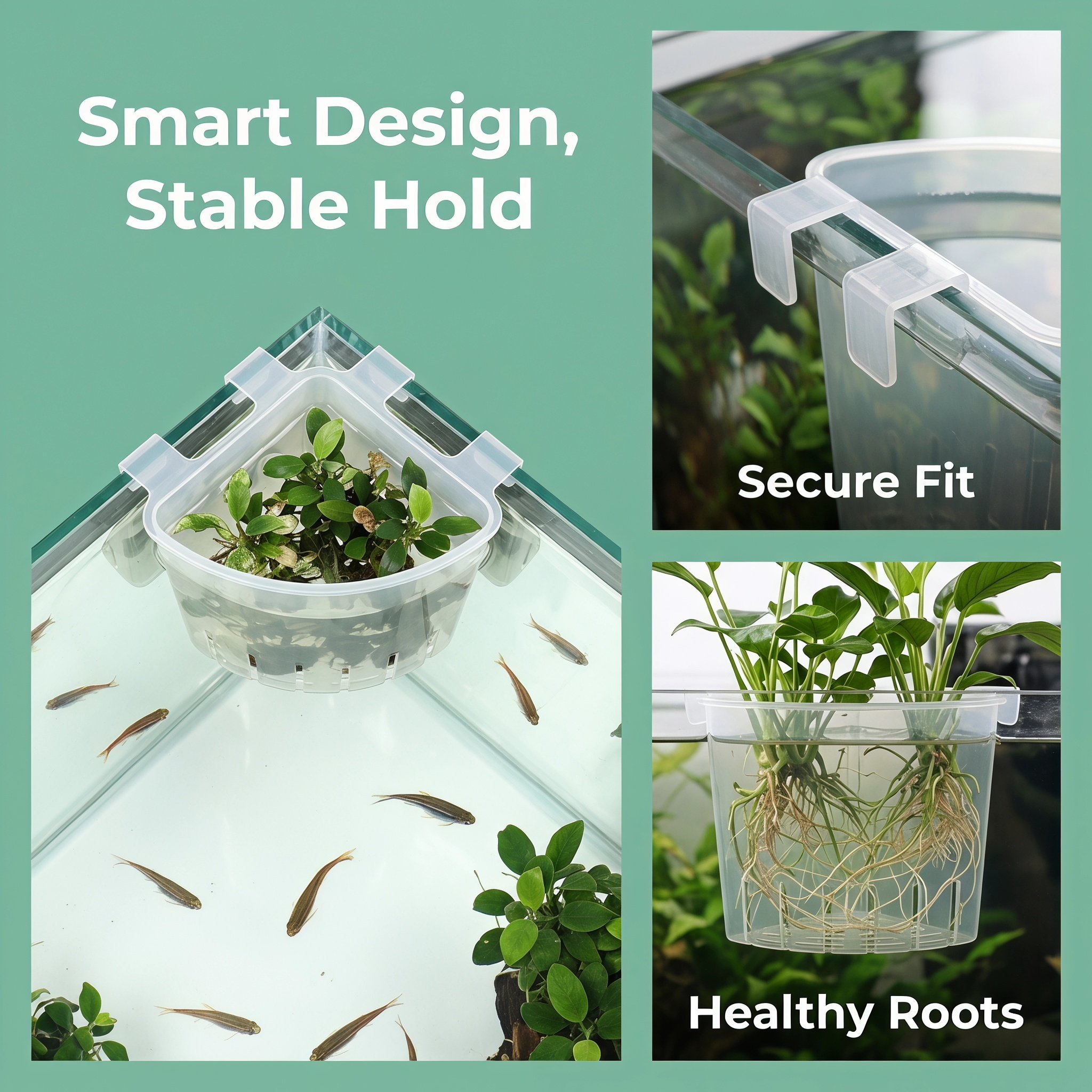 4 stuks aquarium hangende hoek - Aquarium Fish Pot recensie en prijs
