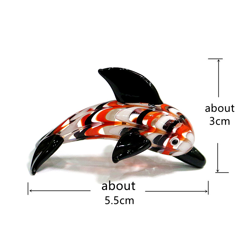 Murano Glas Dolfijn Miniatuur  - Aquarium Fish Glass recensie en prijs