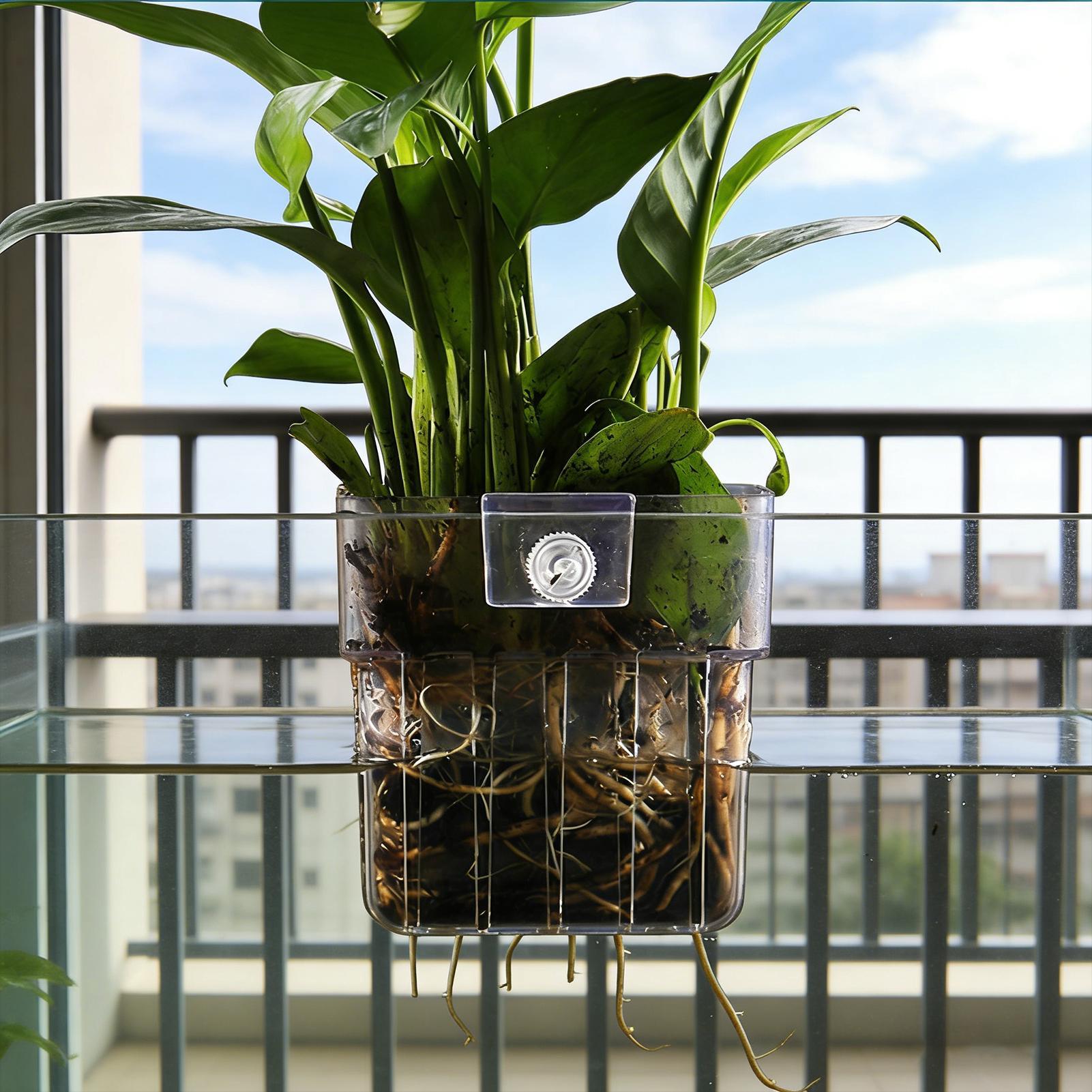 Aquariumplantenmand Transparan - Aquarium Fish Pot recensie en prijs