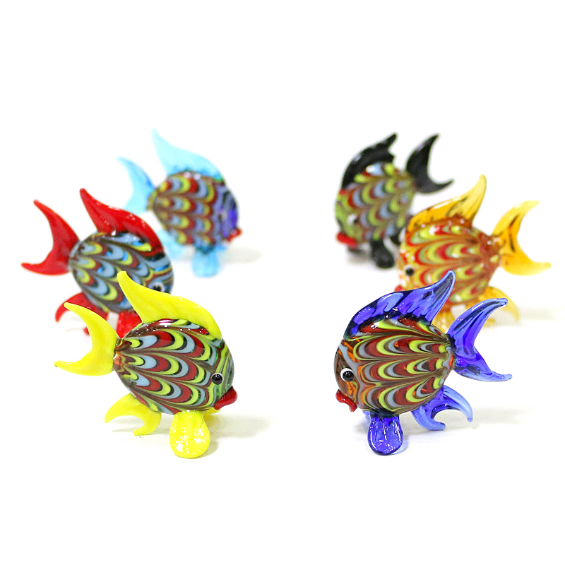 Kleurrijke tropische vissen mi - Aquarium Fish Glass recensie en prijs