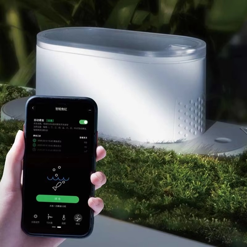 Desktop Smart Aquarium Visbak  - Aquarium Fish Feeder recensie en prijs