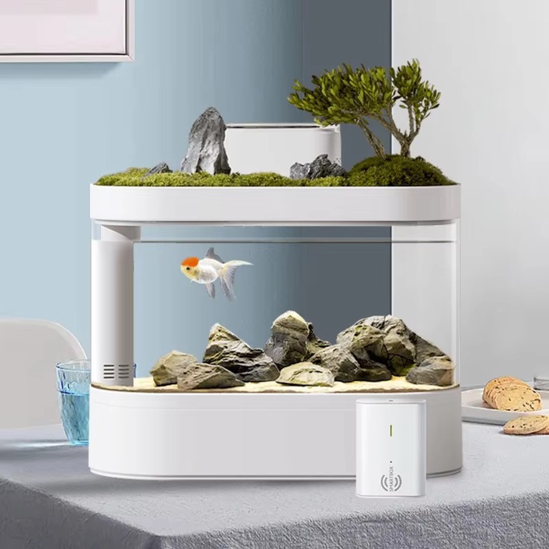 Desktop Smart Aquarium Visbak  - Aquarium Fish Feeder recensie en prijs
