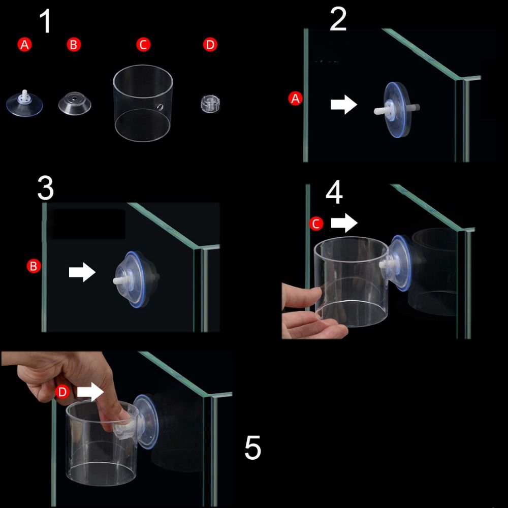 Rechthoekige/ronde aquariumzui - Aquarium Fish Feeder recensie en prijs