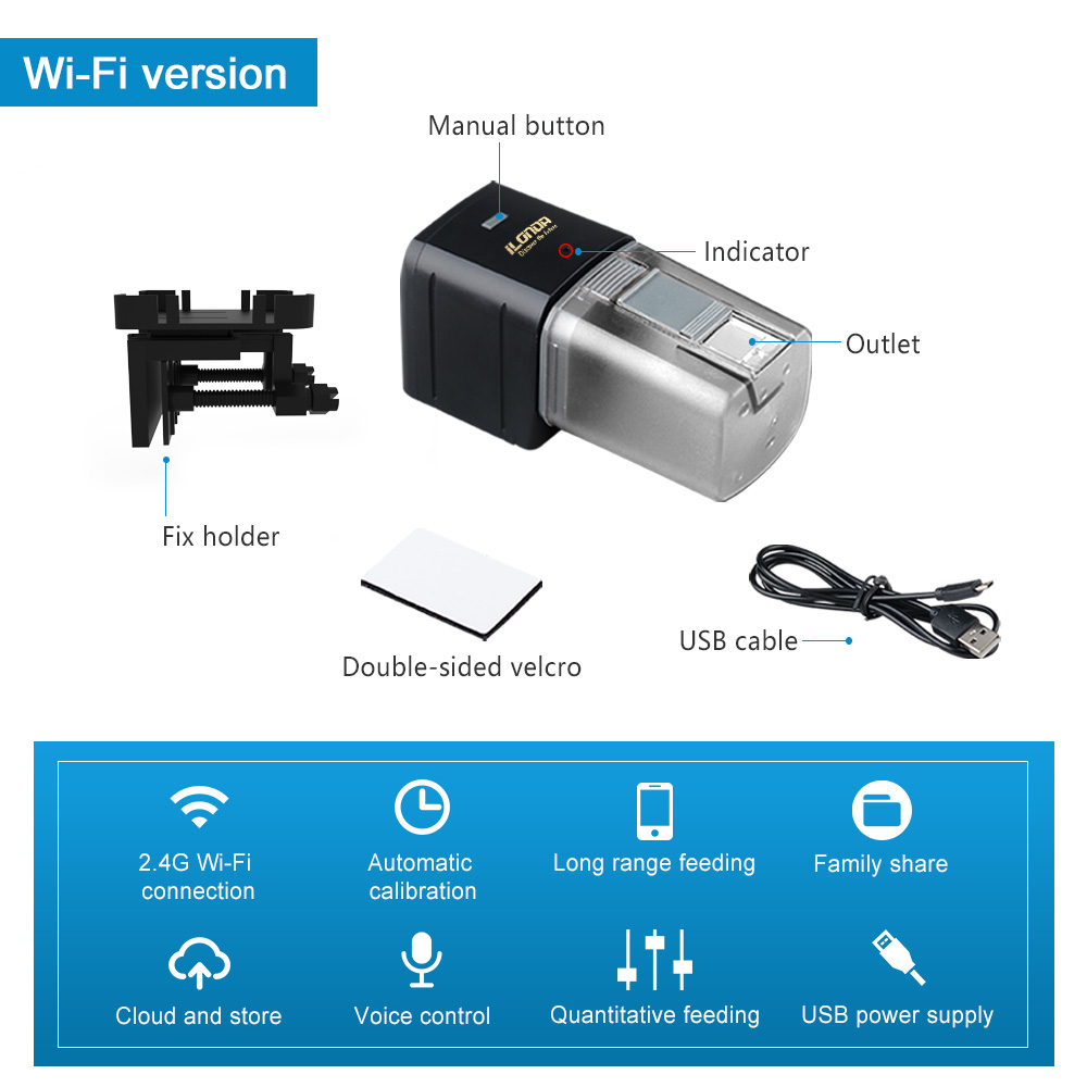 WiFi Fish Feeder Automatische  - Aquarium Fish Feeder recensie en prijs