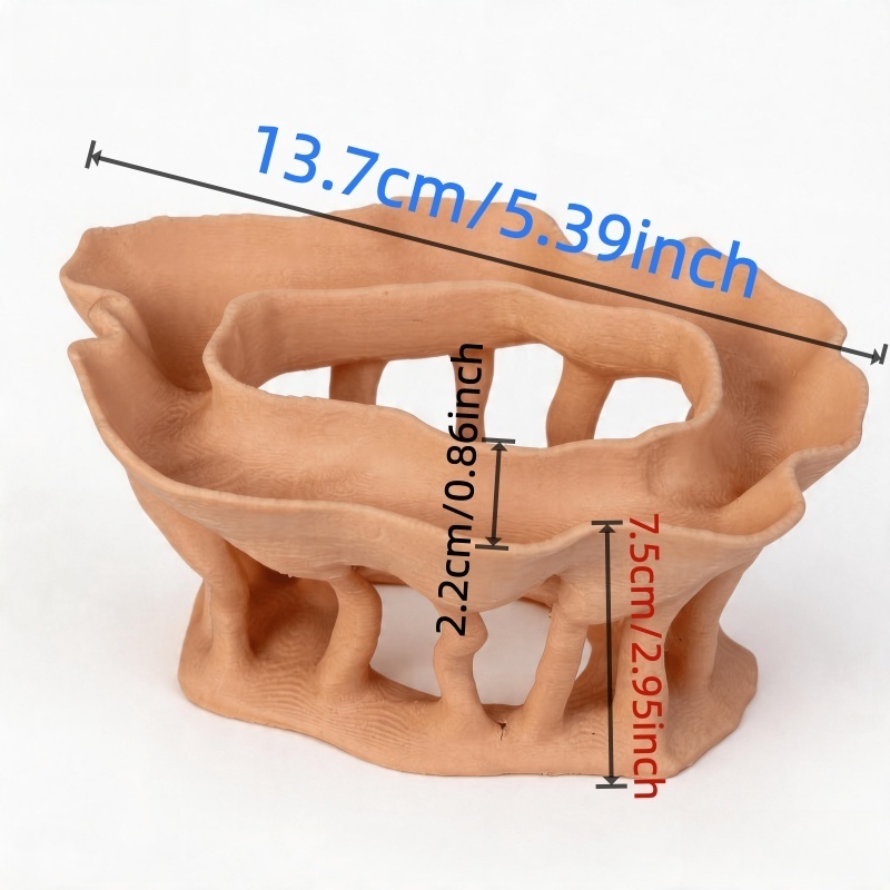 3D-geprinte aquariumplanten in - Aquarium Fish Pot recensie en prijs