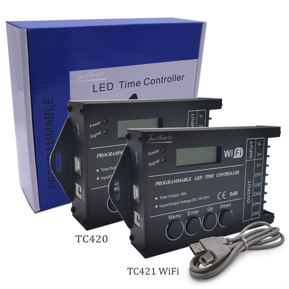 TC420 TC421 WIFI Tijdprogramme - Aquarium Fish Common recensie en prijs