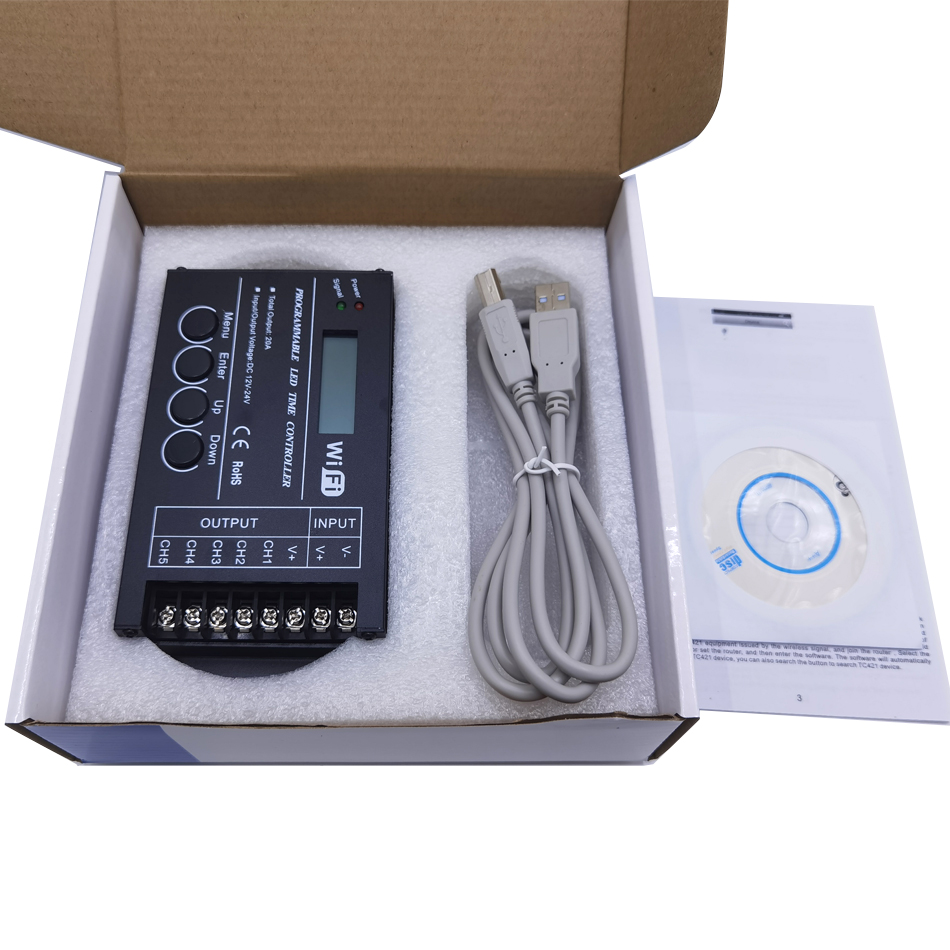 TC420 TC421 WIFI Tijdprogramme - Aquarium Fish Common recensie en prijs